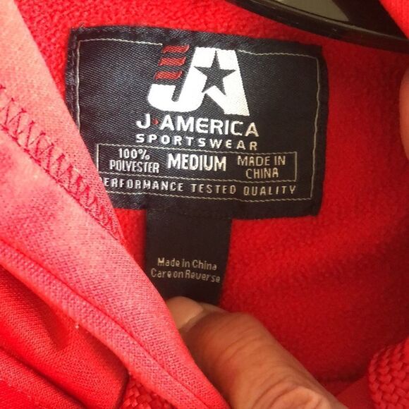 U of A Hoodie Size M GUC Red - Picture 3 of 4